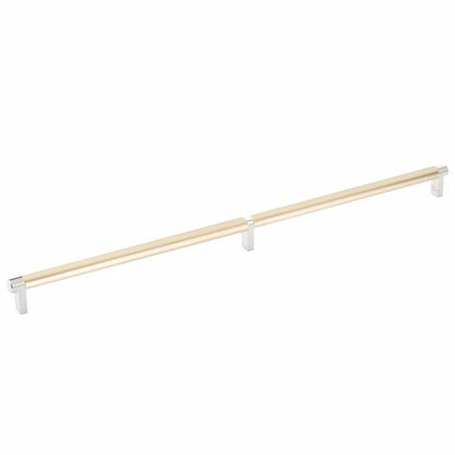 Emtek - Select Cabinet Pull 20 Inch C-C, Rectangular Stem, Smooth Bar