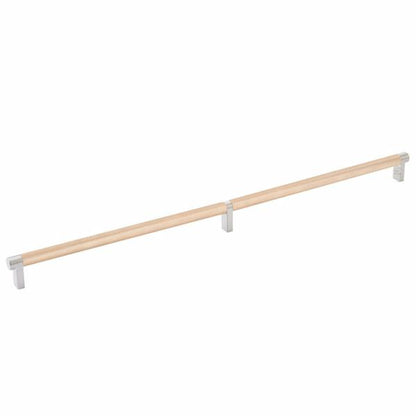 Emtek - Select Cabinet Pull 20 Inch C-C, Rectangular Stem, Knurled Bar