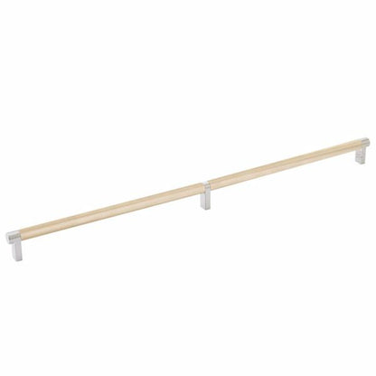Emtek - Select Cabinet Pull 20 Inch C-C, Rectangular Stem, Knurled Bar