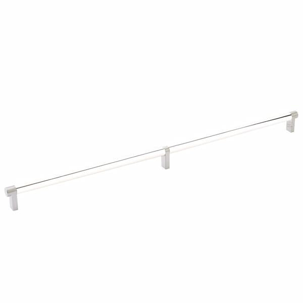 Emtek - Select Cabinet Pull 20 Inch C-C, Rectangular Stem, Smooth Bar