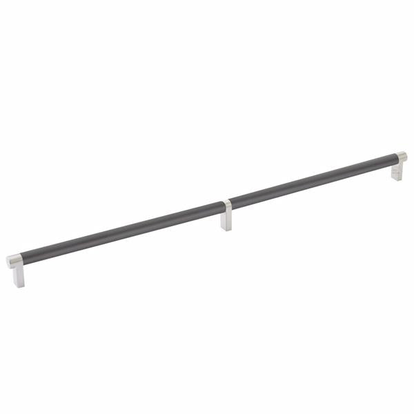 Emtek - Select Cabinet Pull 20 Inch C-C, Rectangular Stem, Smooth Bar