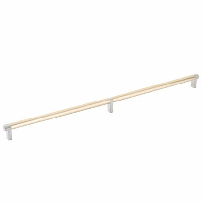Emtek - Select Cabinet Pull 20 Inch C-C, Rectangular Stem, Smooth Bar