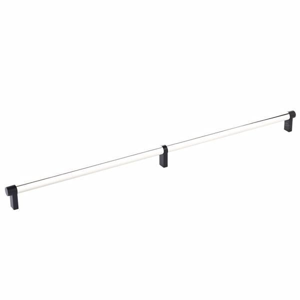 Emtek - Select Cabinet Pull 20 Inch C-C, Rectangular Stem, Smooth Bar