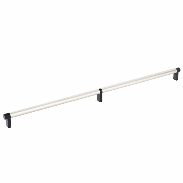 Emtek - Select Cabinet Pull 20 Inch C-C, Rectangular Stem, Smooth Bar