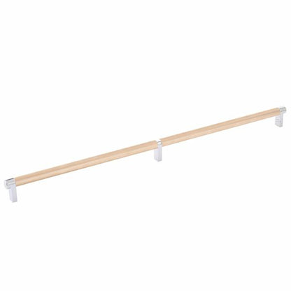 Emtek - Select Cabinet Pull 20 Inch C-C, Rectangular Stem, Knurled Bar
