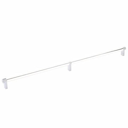 Emtek - Select Cabinet Pull 20 Inch C-C, Rectangular Stem, Smooth Bar