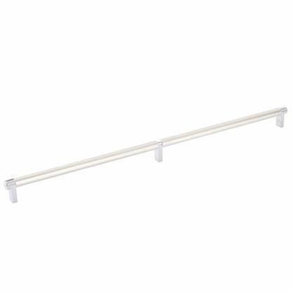 Emtek - Select Cabinet Pull 20 Inch C-C, Rectangular Stem, Smooth Bar
