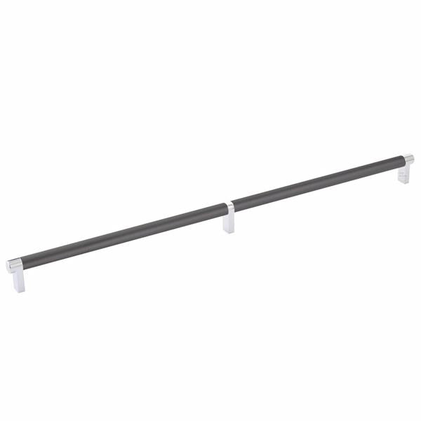 Emtek - Select Cabinet Pull 20 Inch C-C, Rectangular Stem, Smooth Bar