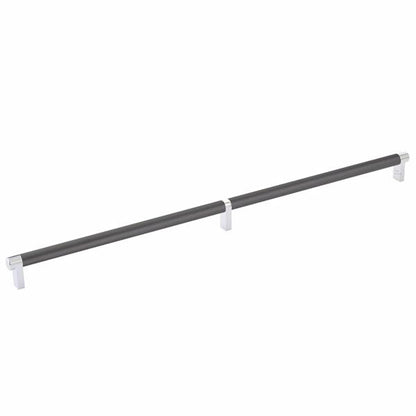 Emtek - Select Cabinet Pull 20 Inch C-C, Rectangular Stem, Smooth Bar