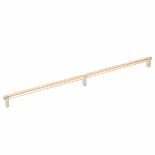 Emtek - Select Cabinet Pull 20 Inch C-C, Rectangular Stem, Smooth Bar