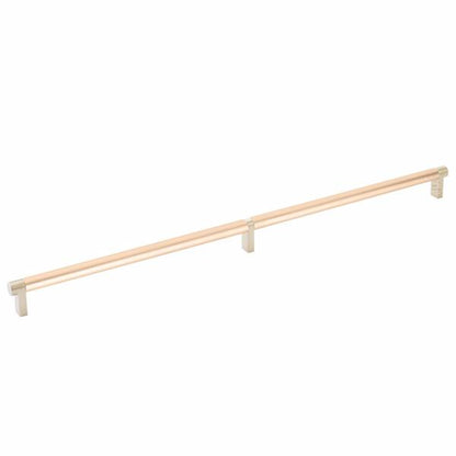 Emtek - Select Cabinet Pull 20 Inch C-C, Rectangular Stem, Smooth Bar