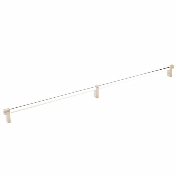 Emtek - Select Cabinet Pull 20 Inch C-C, Rectangular Stem, Smooth Bar