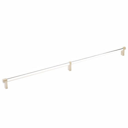 Emtek - Select Cabinet Pull 20 Inch C-C, Rectangular Stem, Smooth Bar