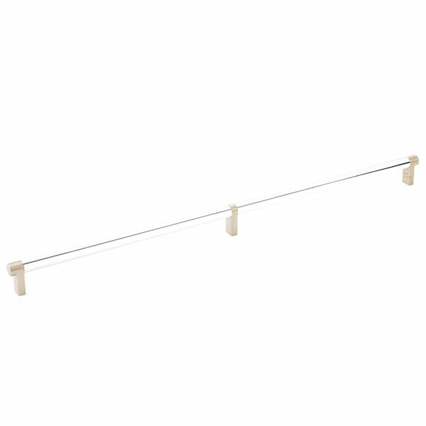 Emtek - Select Cabinet Pull 20 Inch C-C, Rectangular Stem, Smooth Bar