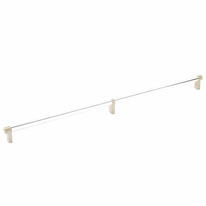Emtek - Select Cabinet Pull 20 Inch C-C, Rectangular Stem, Smooth Bar
