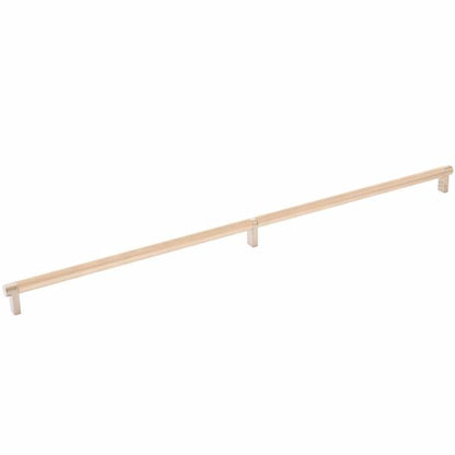 Emtek - Select Cabinet Pull 24 Inch C-C, Rectangular Stem, Knurled Bar
