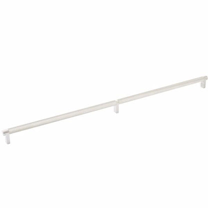 Emtek - Select Cabinet Pull 24 Inch C-C, Rectangular Stem, Knurled Bar