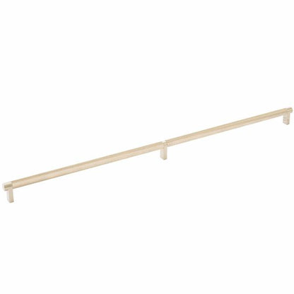 Emtek - Select Cabinet Pull 24 Inch C-C, Rectangular Stem, Knurled Bar
