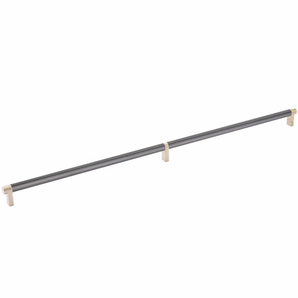 Emtek - Select Cabinet Pull 24 Inch C-C, Rectangular Stem, Smooth Bar