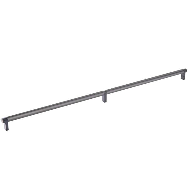 Emtek - Select Cabinet Pull 24 Inch C-C, Rectangular Stem, Smooth Bar