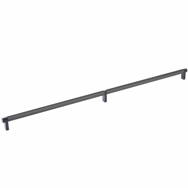Emtek - Select Cabinet Pull 24 Inch C-C, Rectangular Stem, Smooth Bar