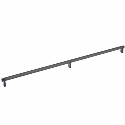 Emtek - Select Cabinet Pull 24 Inch C-C, Rectangular Stem, Smooth Bar