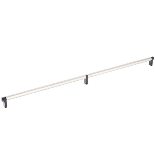 Emtek - Select Cabinet Pull 24 Inch C-C, Rectangular Stem, Smooth Bar