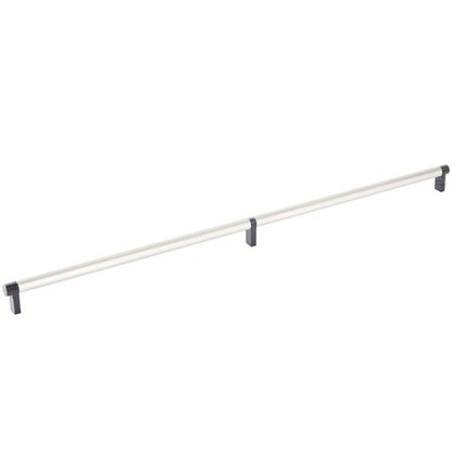 Emtek - Select Cabinet Pull 24 Inch C-C, Rectangular Stem, Smooth Bar