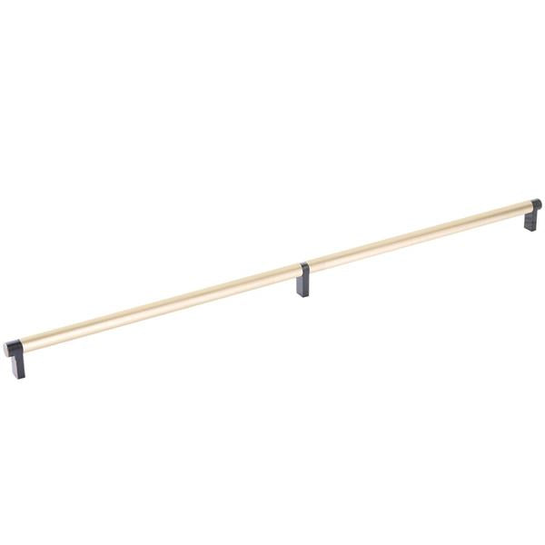 Emtek - Select Cabinet Pull 24 Inch C-C, Rectangular Stem, Smooth Bar
