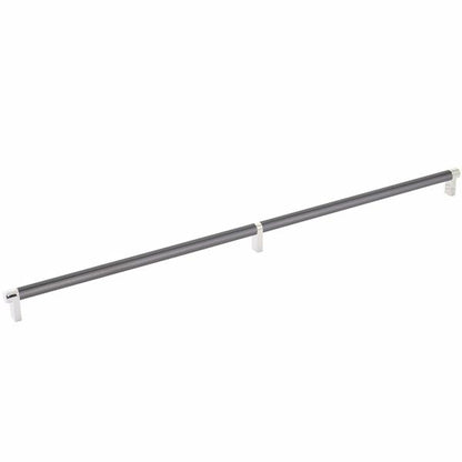 Emtek - Select Cabinet Pull 24 Inch C-C, Rectangular Stem, Smooth Bar