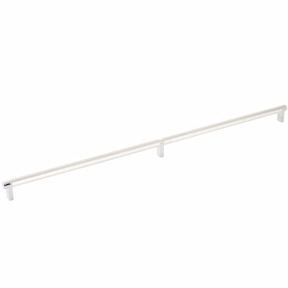Emtek - Select Cabinet Pull 24 Inch C-C, Rectangular Stem, Smooth Bar