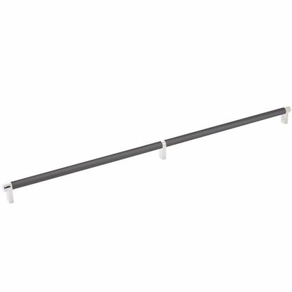 Emtek - Select Cabinet Pull 24 Inch C-C, Rectangular Stem, Smooth Bar