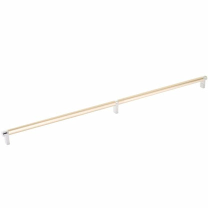 Emtek - Select Cabinet Pull 24 Inch C-C, Rectangular Stem, Smooth Bar