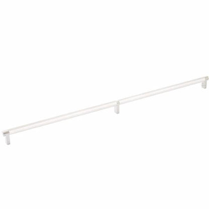 Emtek - Select Cabinet Pull 24 Inch C-C, Rectangular Stem, Knurled Bar