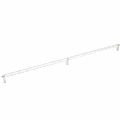 Emtek - Select Cabinet Pull 24 Inch C-C, Rectangular Stem, Knurled Bar