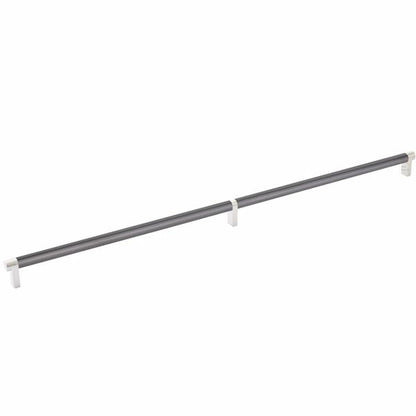 Emtek - Select Cabinet Pull 24 Inch C-C, Rectangular Stem, Smooth Bar