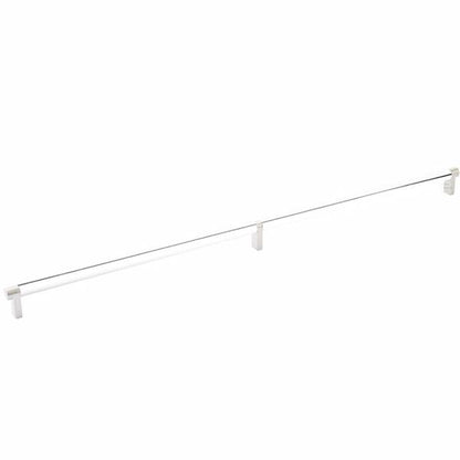Emtek - Select Cabinet Pull 24 Inch C-C, Rectangular Stem, Smooth Bar