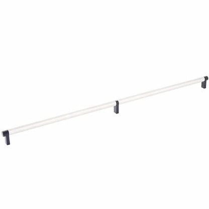 Emtek - Select Cabinet Pull 24 Inch C-C, Rectangular Stem, Knurled Bar