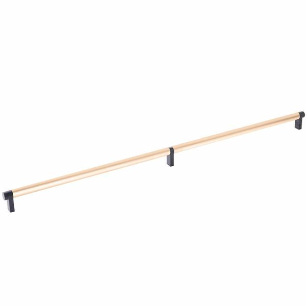 Emtek - Select Cabinet Pull 24 Inch C-C, Rectangular Stem, Smooth Bar