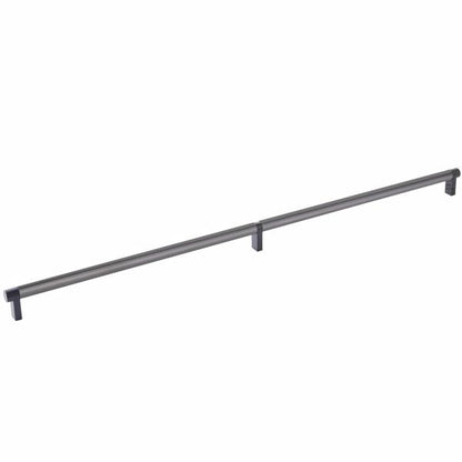 Emtek - Select Cabinet Pull 24 Inch C-C, Rectangular Stem, Smooth Bar