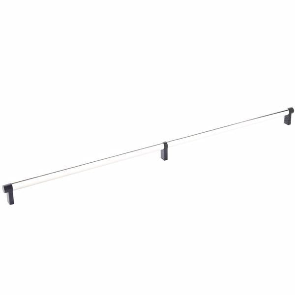 Emtek - Select Cabinet Pull 24 Inch C-C, Rectangular Stem, Smooth Bar