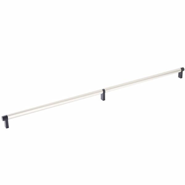 Emtek - Select Cabinet Pull 24 Inch C-C, Rectangular Stem, Smooth Bar