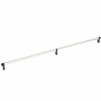 Emtek - Select Cabinet Pull 24 Inch C-C, Rectangular Stem, Smooth Bar