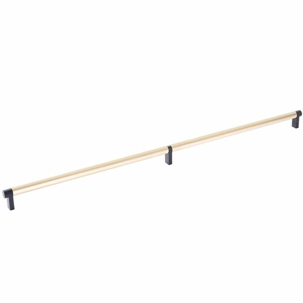 Emtek - Select Cabinet Pull 24 Inch C-C, Rectangular Stem, Smooth Bar
