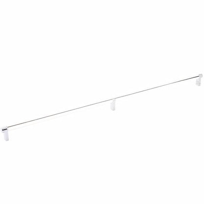 Emtek - Select Cabinet Pull 24 Inch C-C, Rectangular Stem, Smooth Bar