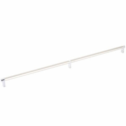 Emtek - Select Cabinet Pull 24 Inch C-C, Rectangular Stem, Smooth Bar