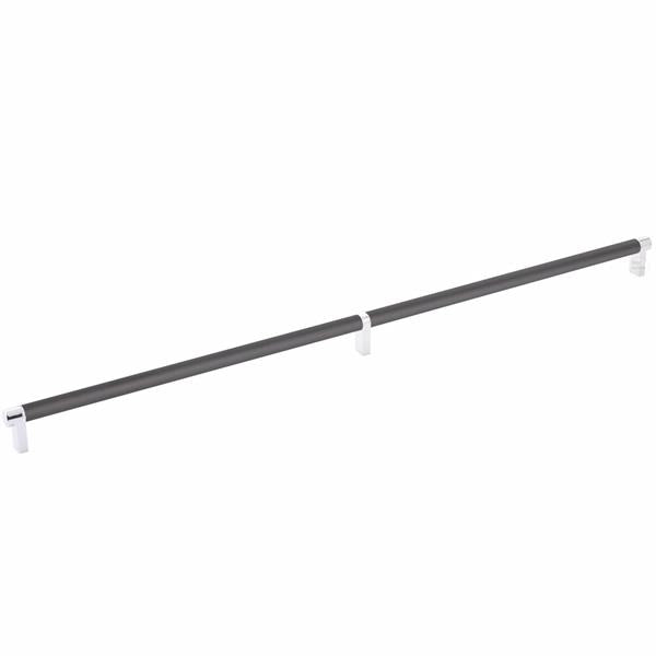Emtek - Select Cabinet Pull 24 Inch C-C, Rectangular Stem, Smooth Bar