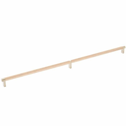 Emtek - Select Cabinet Pull 24 Inch C-C, Rectangular Stem, Knurled Bar