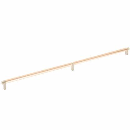 Emtek - Select Cabinet Pull 24 Inch C-C, Rectangular Stem, Smooth Bar