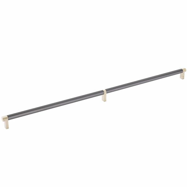 Emtek - Select Cabinet Pull 24 Inch C-C, Rectangular Stem, Smooth Bar